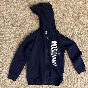 Baby Boys Moschino Sweatsuit Navy Blue Size 4T